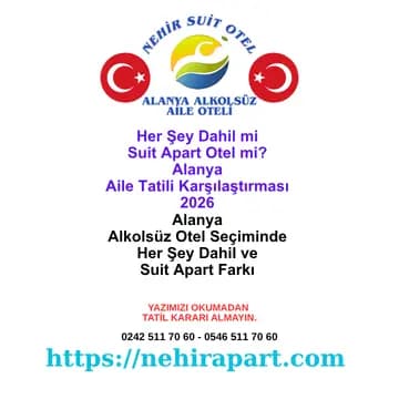 Her Şey Dahil mi Suit Apart Otel mi? Alanya Aile Tatili Karşılaştırması 2026 🎯